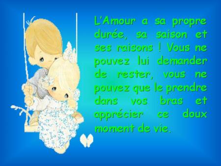 la vie a sa propre durée pour   les couple